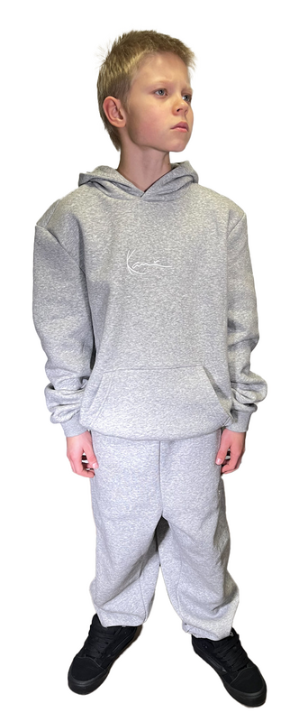 Lasten ja nuorten harmaat Karl Kani Small Signature Essential collegehousut